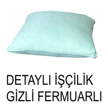 Görseli Galeri görüntüleyiciye yükleyin, Süet Kumaş Mint Renk Kırlent Kılıfı
