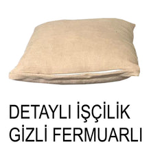 Görseli Galeri görüntüleyiciye yükleyin, Süet Kumaş Vizon Renk Kırlent Kılıfı
