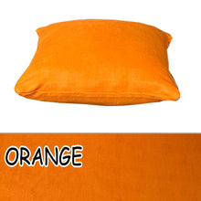 Görseli Galeri görüntüleyiciye yükleyin, Süet Kumaş Orange Renk Kırlent Kılıfı
