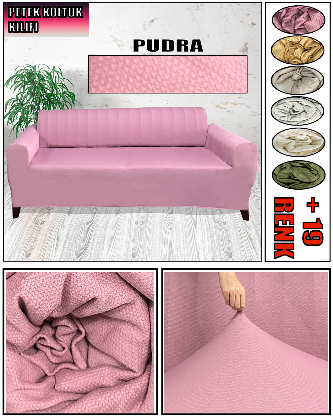 Mikro Petek Kumaş Pudra 3