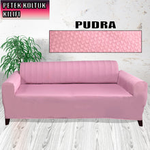 Görseli Galeri görüntüleyiciye yükleyin, Mikro Petek Kumaş Mint 3+3+1+1 Set  Komple Giydirme Kanepe &amp; Çekyat, Bohem, vb Model Koltuk Kılıfları
