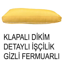 Görseli Galeri görüntüleyiciye yükleyin, %100 Pamuk Petek Hardal Renk Sırt Minderi
