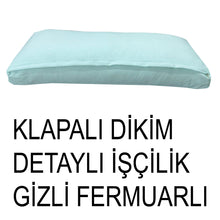 Görseli Galeri görüntüleyiciye yükleyin, %100 Pamuk Petek Mint Renk Sırt Minderi
