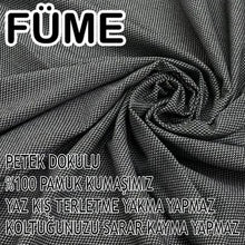 Görseli Galeri görüntüleyiciye yükleyin, %100 Pamuk Petek Kumaş Füme 3+2+1+1 Set Komple Giydirme Kanepe&amp;Çekyat, Bohem, vb Model Koltuk Kılıfları
