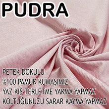 Görseli Galeri görüntüleyiciye yükleyin, %100 Pamuk Petek Kumaş Pudra 3&quot;Lü Komple Giydirme Kanepe &amp; Çekyat, Bohem, Porto vb Model Koltuk Kılıfları
