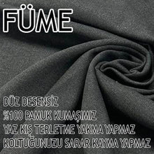 Görseli Galeri görüntüleyiciye yükleyin, %100 Pamuklu Fransız  Kumaş Füme 3 Lü Komple Giydirme Kanepe &amp; Çekyat, Bohem, Porto, Vb. Model Koltuk Kilifi
