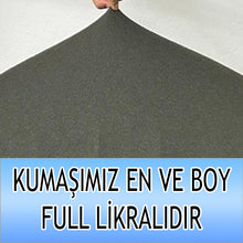 Görseli Galeri görüntüleyiciye yükleyin, %100 Pamuklu Fransız  Kumaş Haki Çift Kişilik Komple Giydirme 2&quot;Li Kanepe, Bohem, vb Model Koltuk Kılıfları
