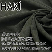 Görseli Galeri görüntüleyiciye yükleyin, %100 Pamuklu Fransız  Kumaş Haki 3+2+1+1 Komple Giydirme Kanepe&amp;Çekyat, Bohem, Porto, vn. Model Koltuk Kılıfı
