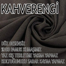 Görseli Galeri görüntüleyiciye yükleyin, %100 Pamuklu Fransız  Kumaş Kahverengi 3+2+1+1 Komple Giydirme Kanepe&amp;Çekyat, Bohem, Porto, vn. Model Koltuk Kılıfı
