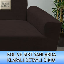 Görseli Galeri görüntüleyiciye yükleyin, Baby Face Kumaş Kahverengi Tekli Komple Giydirme Tekli &amp; Berjer, Bohem, vb Model Koltuk Kılıfları
