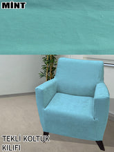 Görseli Galeri görüntüleyiciye yükleyin, Baby Face  Kumaş Mint 3+3+1+1 Set Komple Giydirme Kanepe &amp; Çekyat, Bohem, vb Model Koltuk Kılıfları
