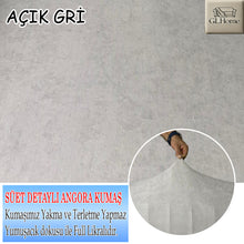 Görseli Galeri görüntüleyiciye yükleyin, Süet Kumaş Açık Gri 3+2+1+1 Komple Giydirme Kanepe-Çekyat, Bohem, vb. Model Koltuk Kılıfı
