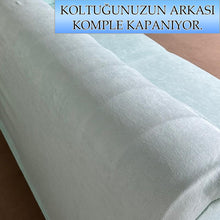 Görseli Galeri görüntüleyiciye yükleyin, Süet Kumaş Mint 3+2+1+1 Komple Giydirme Kanepe-Çekyat, Bohem, vb. Model Koltuk Kılıfı
