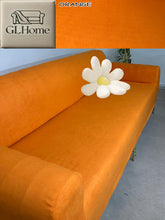 Görseli Galeri görüntüleyiciye yükleyin, Süet Kumaş Orange 3Lü Komple Giydirme Kanepe &amp; Çekyat, Bohem, Porto, Vb. Model Koltuk Kilifi
