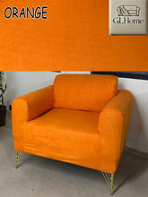 Görseli Galeri görüntüleyiciye yükleyin, Süet Kumaş Orange 3+2+1+1 Komple Giydirme Kanepe-Çekyat, Bohem, vb. Model Koltuk Kılıfı
