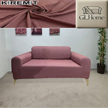 Görseli Galeri görüntüleyiciye yükleyin, %100 Pamuk Petek Kumaş Kiremit 3+2+1+1 Set Komple Giydirme Kanepe&amp;Çekyat, Bohem, vb Model Koltuk Kılıfları
