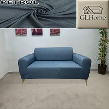Görseli Galeri görüntüleyiciye yükleyin, %100 Pamuk Petek Kumaş Petrol 3+2+1+1 Set Komple Giydirme Kanepe&amp;Çekyat, Bohem, vb Model Koltuk Kılıfları
