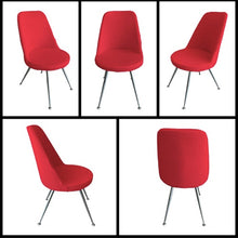 Görseli Galeri görüntüleyiciye yükleyin, FR-06 Fransız Kumaş Retro Model Sandalye Kılıfı Kırmızı
