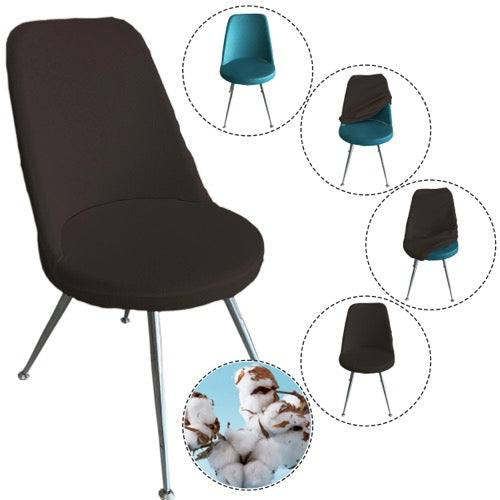 FR-05 Fransız Kumaş Retro Model Sandalye Kılıfı Kahverengi
