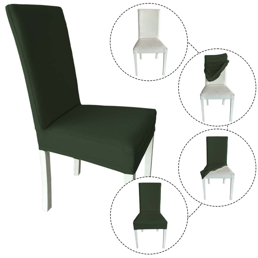 PS-03 Bal Peteği Streç Kumaş Sandalye Kılıfı -  Haki