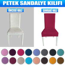 Görseli Galeri görüntüleyiciye yükleyin, PS-12 Bal Peteği Streç Kumaş Sandalye Kılıfı - Fuşya
