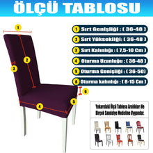 Görseli Galeri görüntüleyiciye yükleyin, PS-07 Bal Peteği Streç Kumaş Sandalye Kılıfı - Mor
