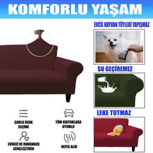 Görseli Galeri görüntüleyiciye yükleyin, APTI-14 Bal Peteği Streç Koltuk Kılıfı Takımı ( 3+2+1+1 Set ) - Mürdüm
